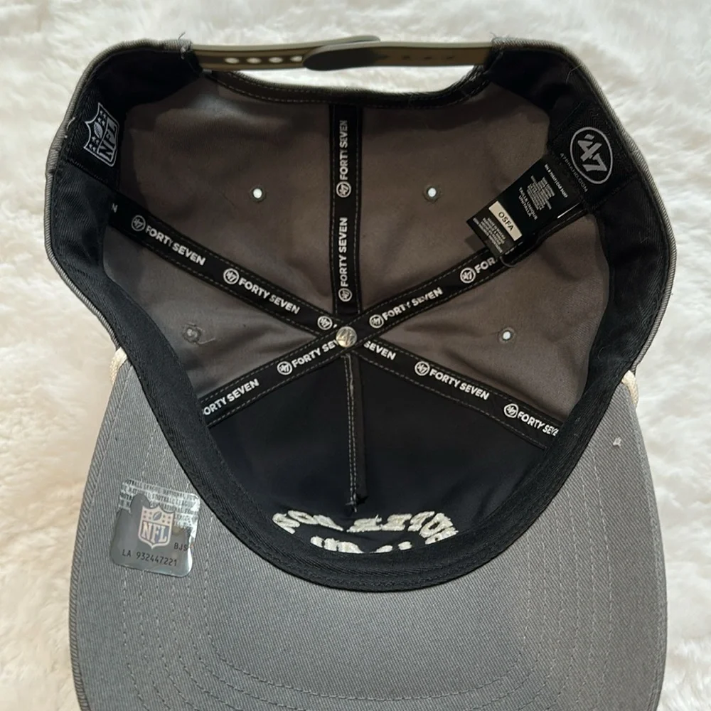 NWT ‘47 Super Bowl LVIII Las Vegas Adjustable Hat Grey